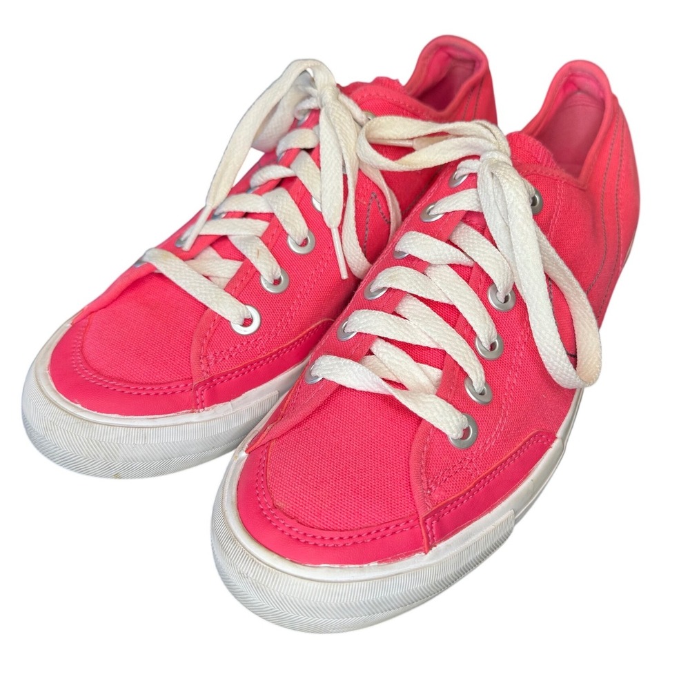 Nike Capri II Low Canvas Solar Red Pink Sneakers 443928-600 Womens 9